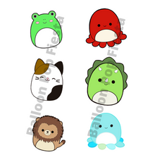 Load image into Gallery viewer, Squishmallows Sticker Sheet (Octopus &amp; Friends)
